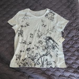 Lucky Brand soft grey t-shirt size L